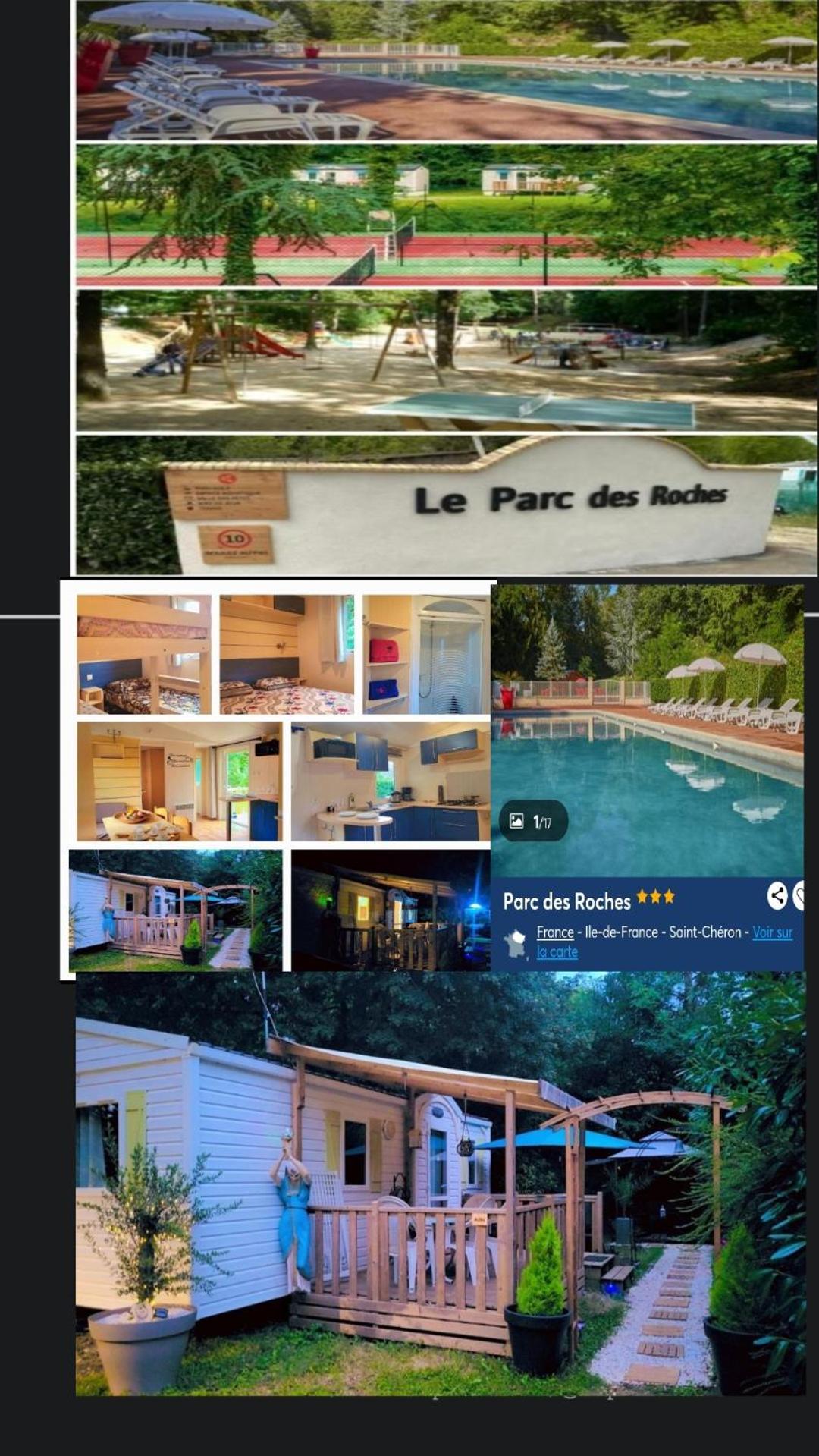 Camping Marvilla Parks -Parc Des Roches 91530 Saint-Chéron Buitenkant foto